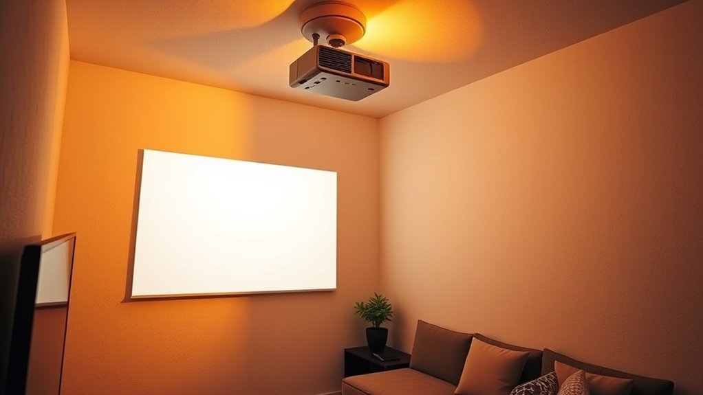optimal small room projection