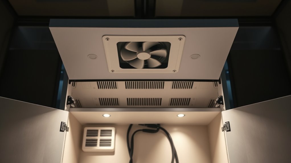 optimize airflow with quiet fans