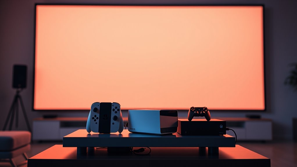 optimize gaming console displays