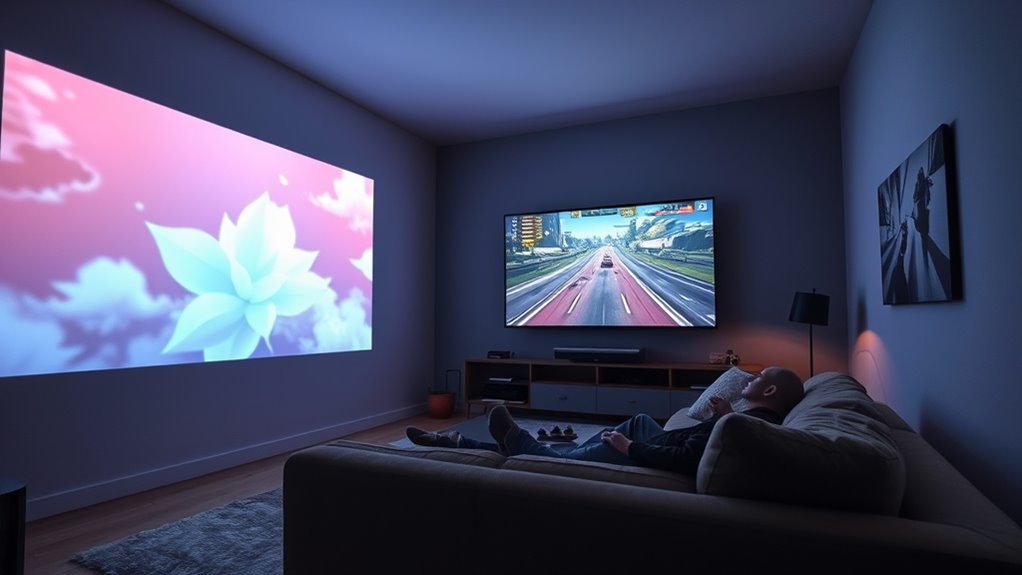 optimize projector and lighting