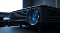 optimize projector brightness settings