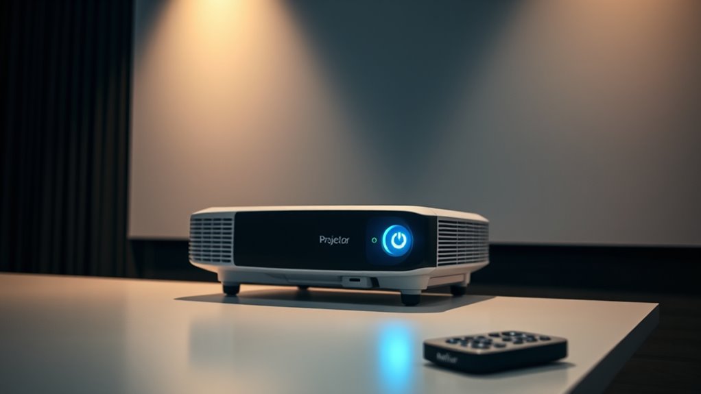 optimize projector energy use