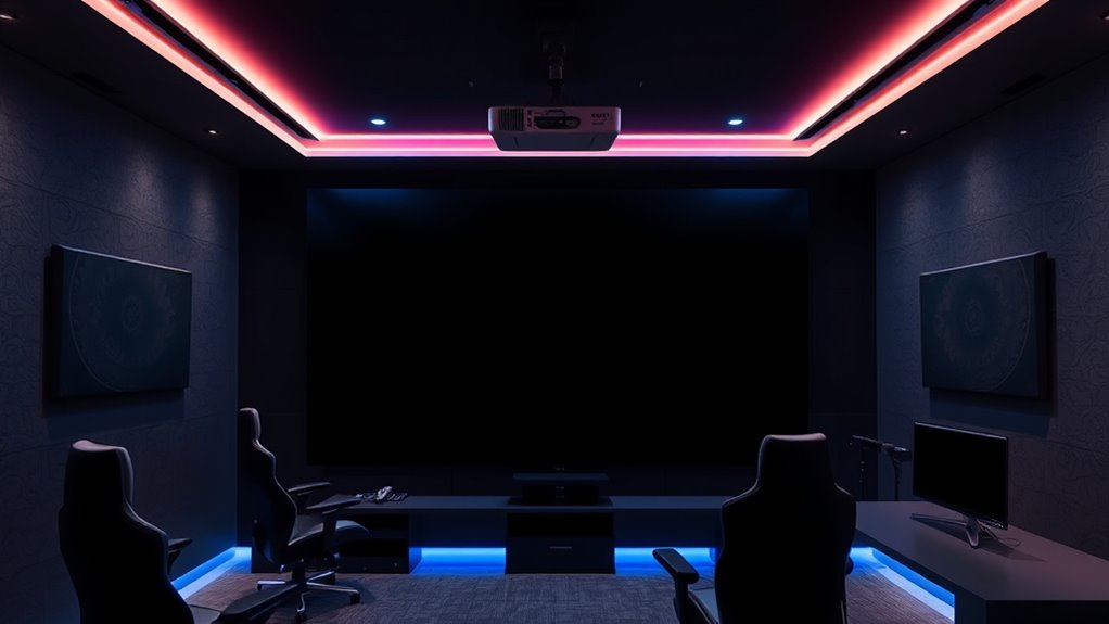 optimize projector gaming setup