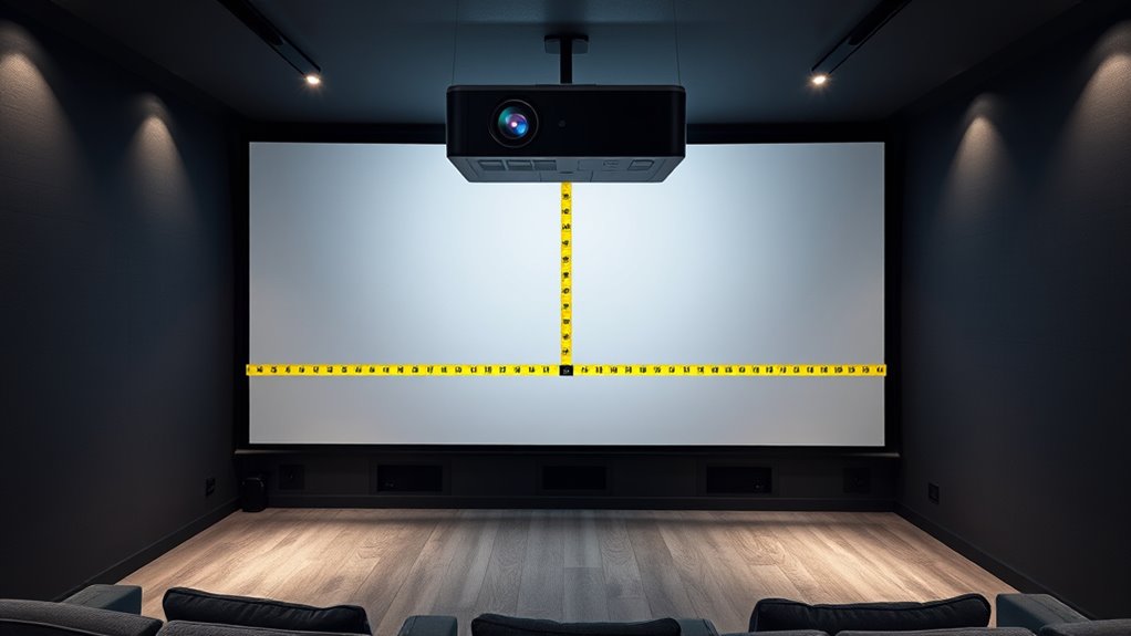 optimize projector setup conditions
