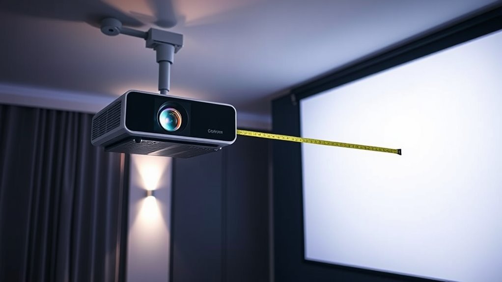 optimize projector setup positioning