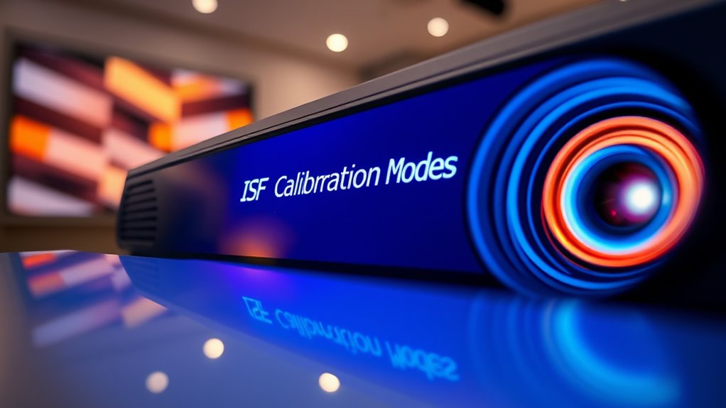 optimized projector calibration modes