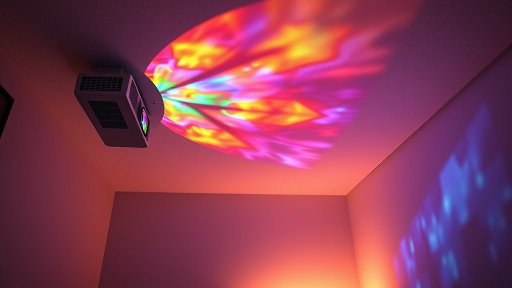 optimized projector placement choices