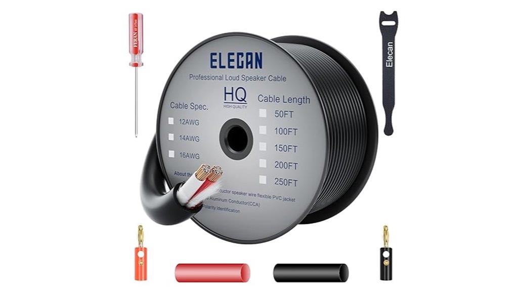 outdoor 14 gauge 250ft cable