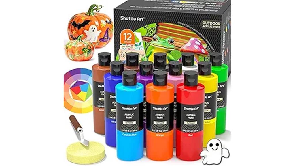 outdoor acrylic paint set