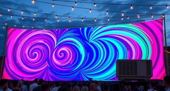 outdoor festival projector recommendations