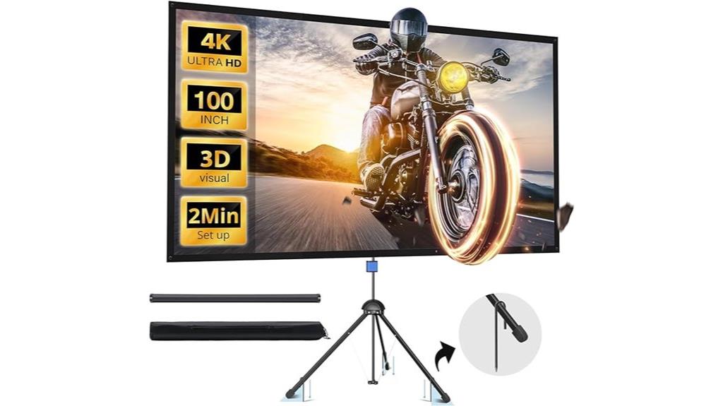 outdoor indoor projector screen