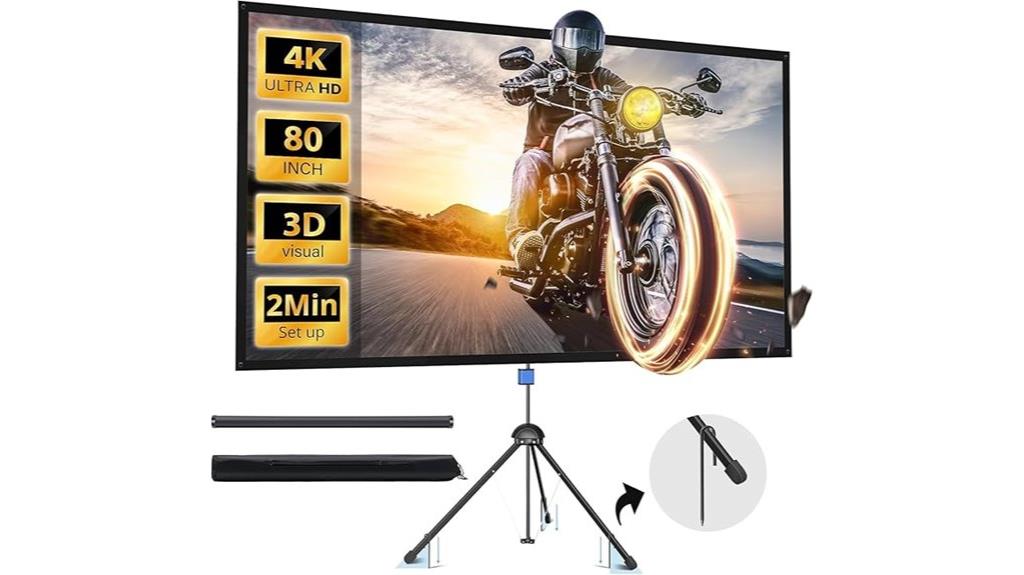 outdoor indoor projector screen