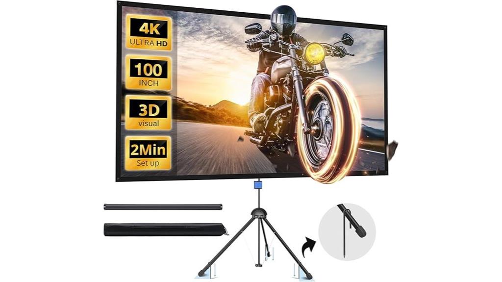 outdoor indoor projector screen