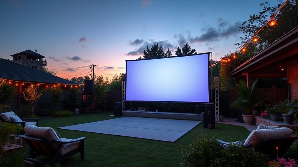 outdoor projector selection criteria