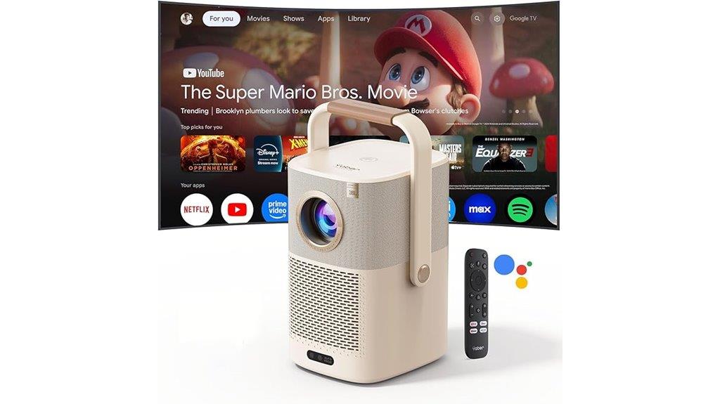 outdoor wifi bluetooth projector