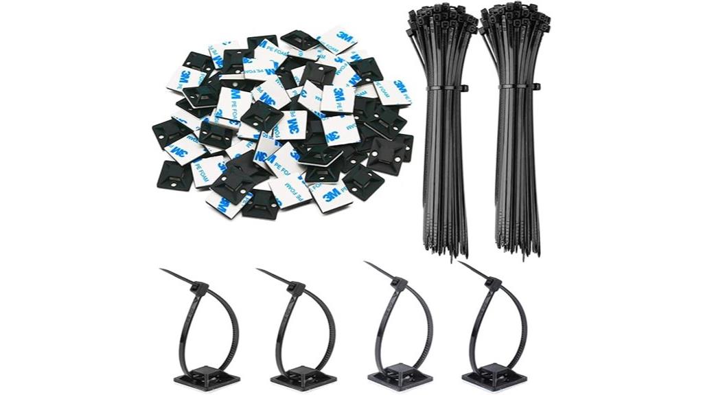pack of 3 4 zip ties