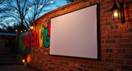 painted wall projection advantages