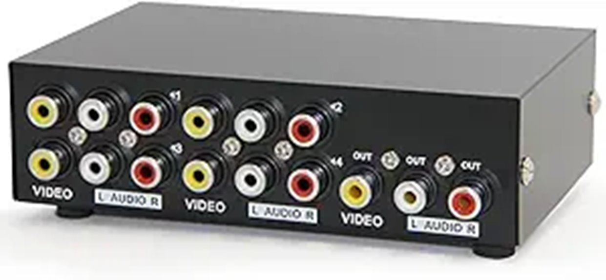 panlong rca av switcher