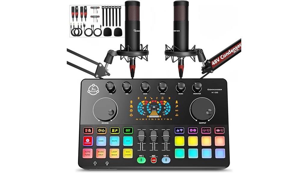 podcast recording equipment bundle
