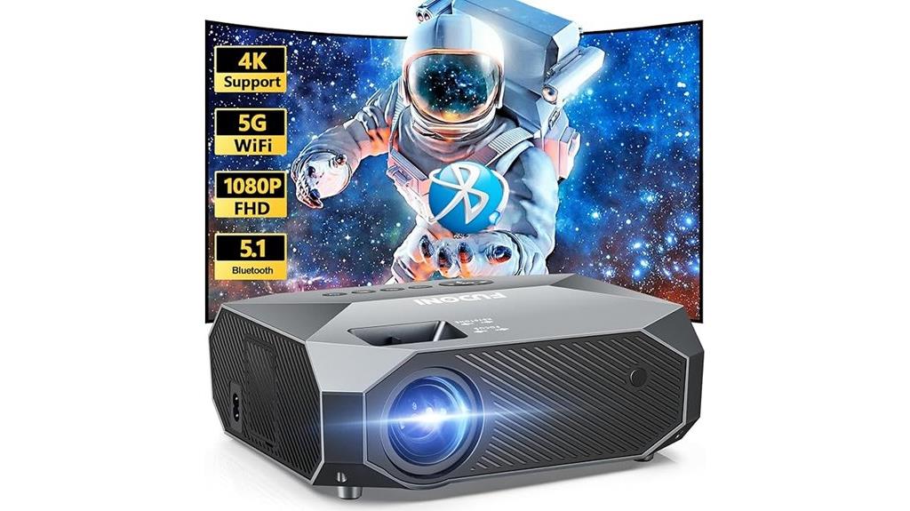 portable 1080p home projector
