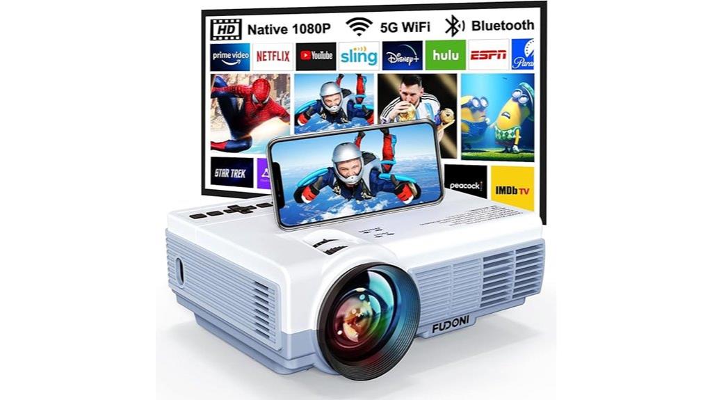 portable 1080p wifi projector