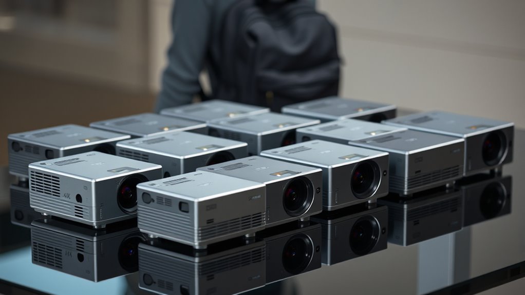 portable 4k travel projectors