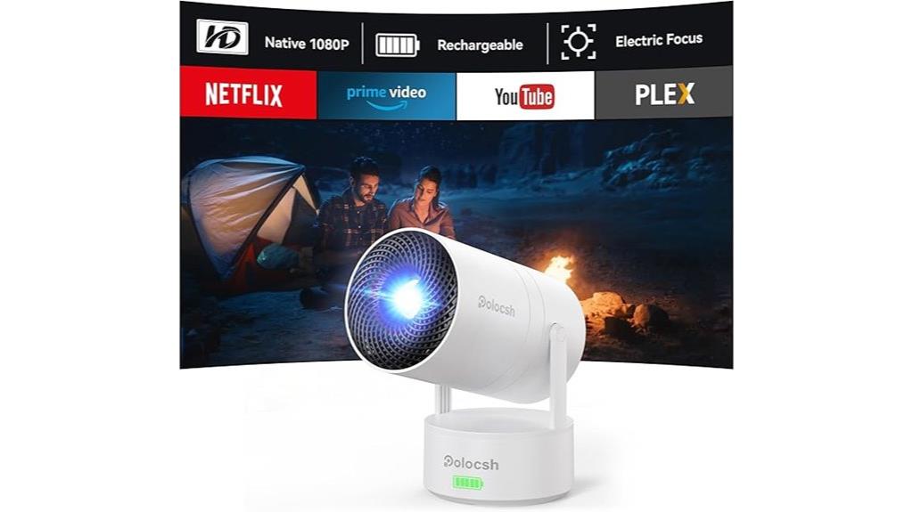 portable 4k wifi projector
