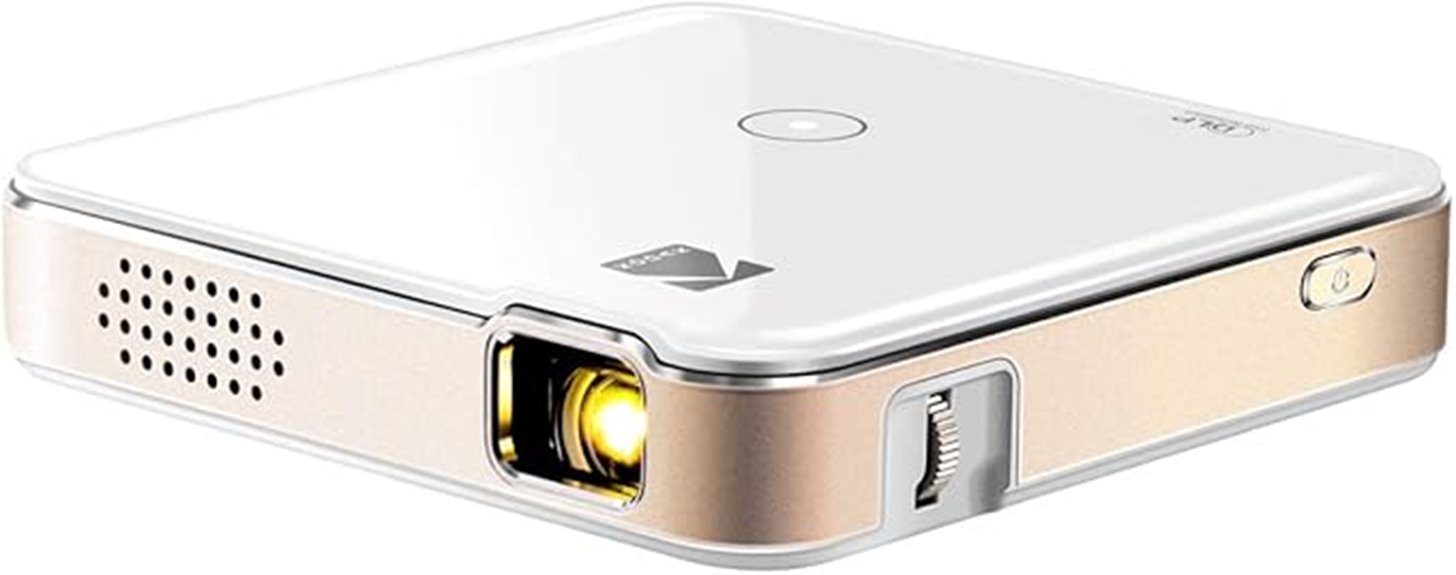 portable compact projector device