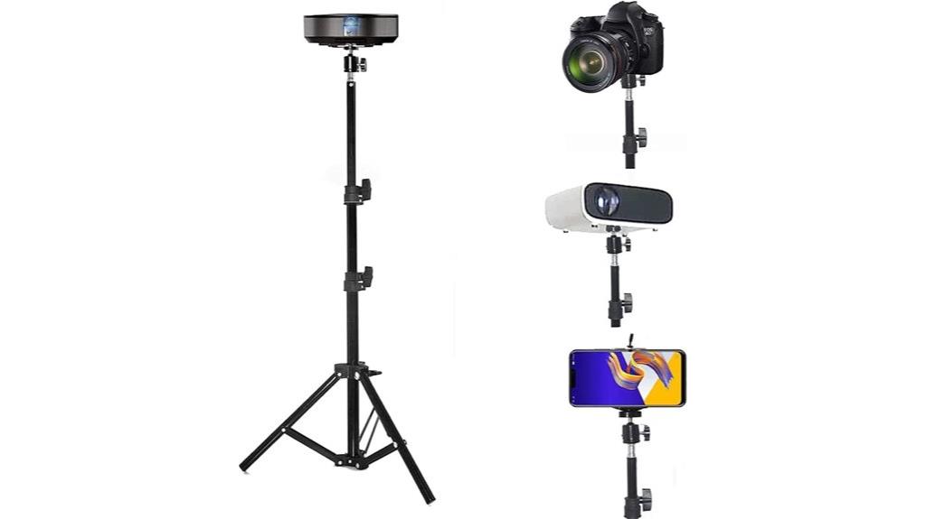 portable projector floor stand