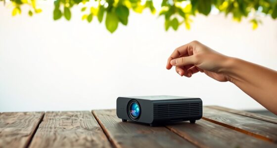 portable projector placement tips