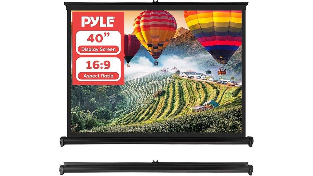 portable projector screen