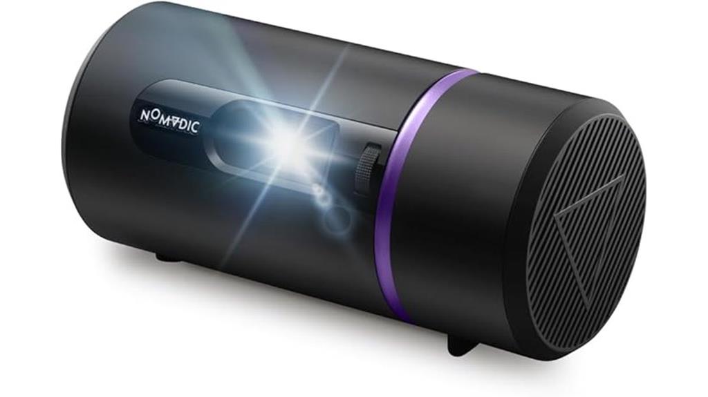 portable projector with battery