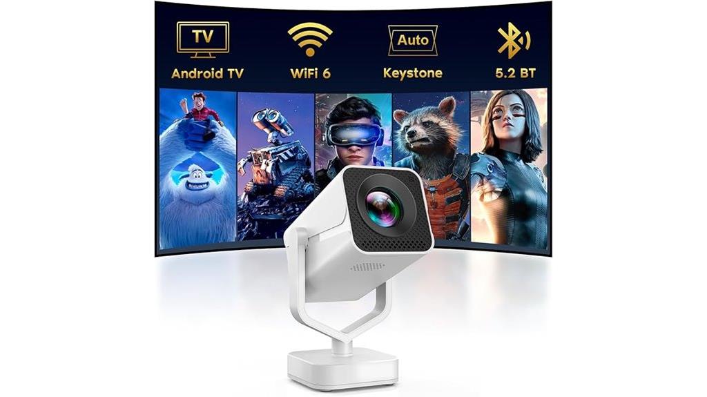 portable wifi bluetooth projector