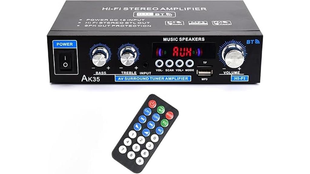 powerful bluetooth stereo amplifier