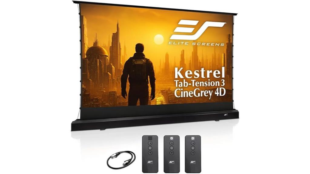 premium tab tension projector screen