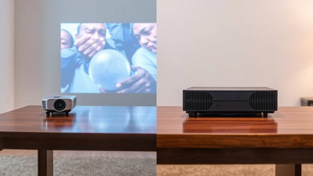 projection distance and flexibility