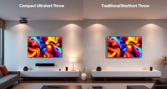 projection distance and placement