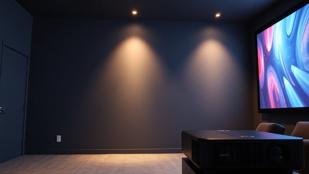 projection friendly wall paint qualities