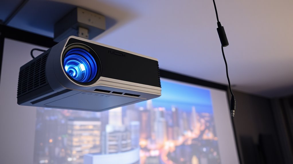 projector audio output troubleshooting