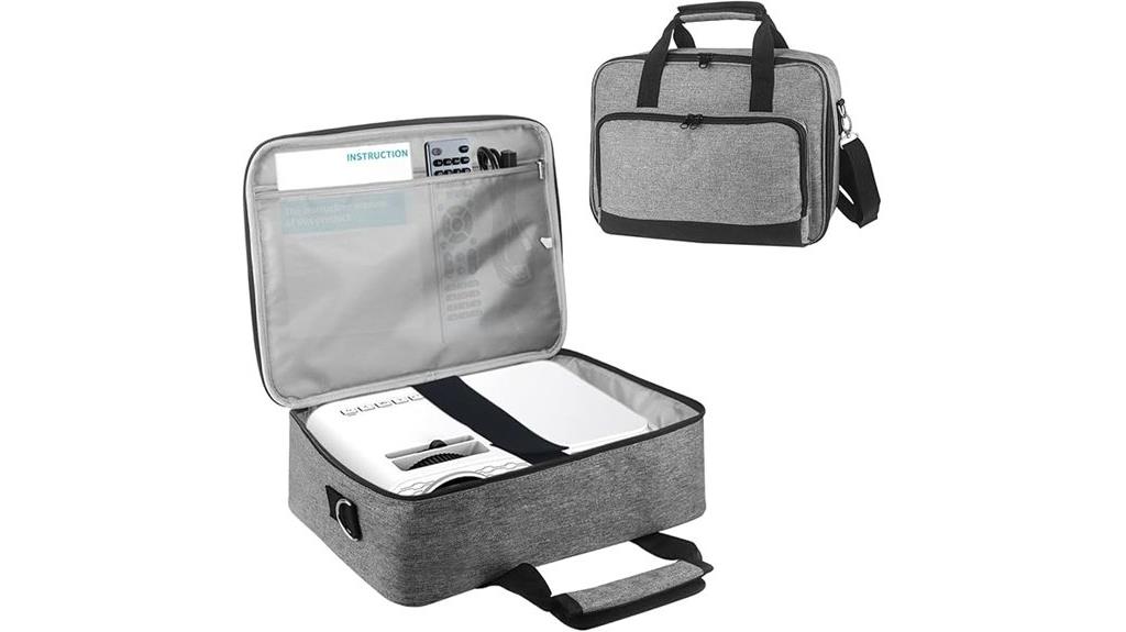 projector bag with laptop