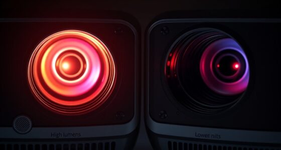 projector brightness measurement comparison