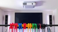 projector cable management solutions