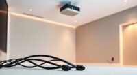 projector cable management solutions