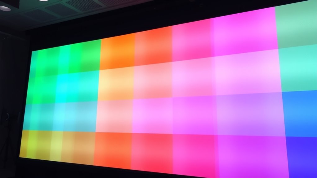 projector calibration and maintenance