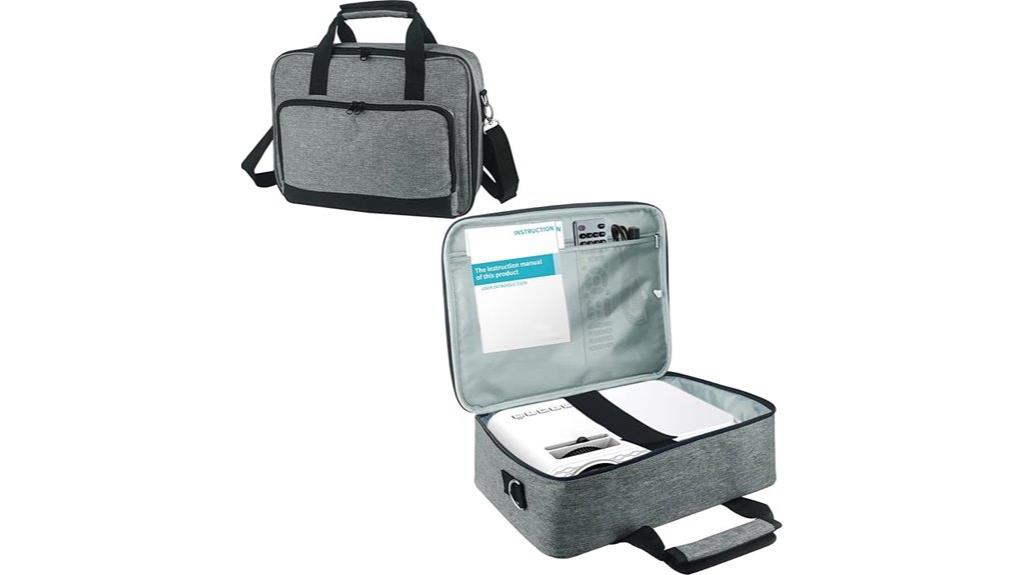 projector case with laptop