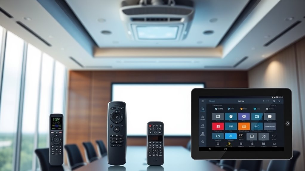 projector control methods comparison