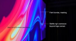 projector edge masking