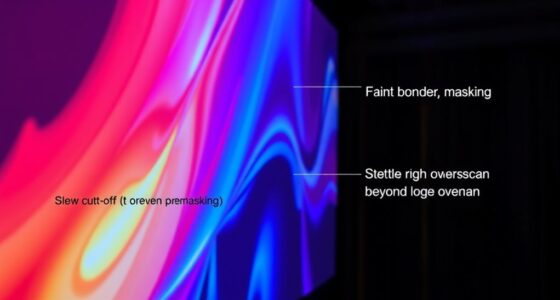 projector edge masking