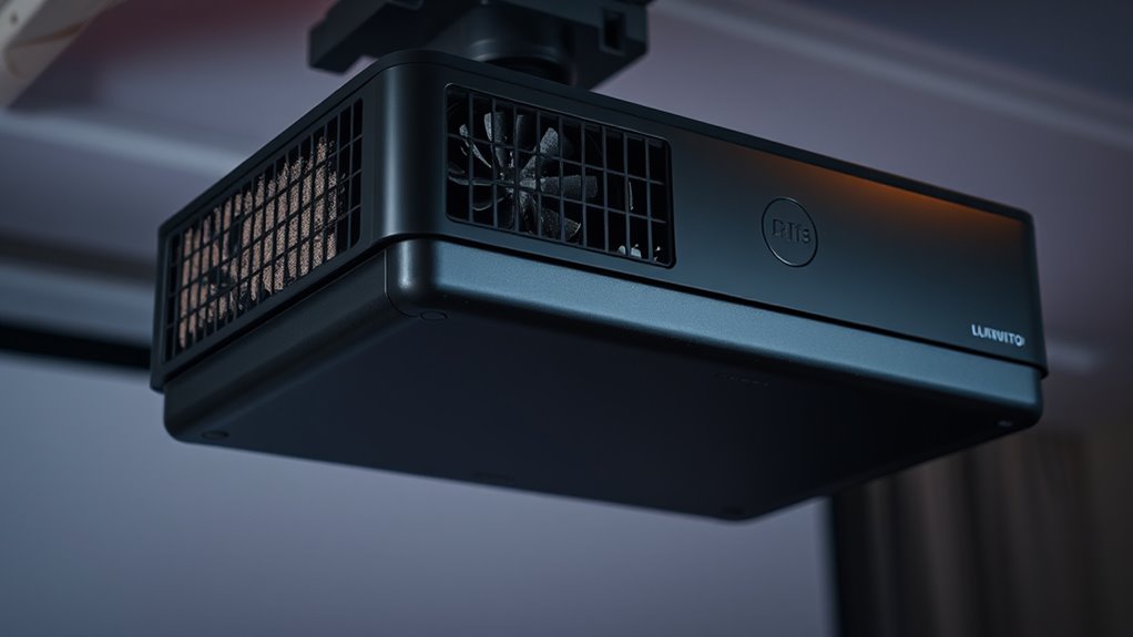 projector fan noise causes