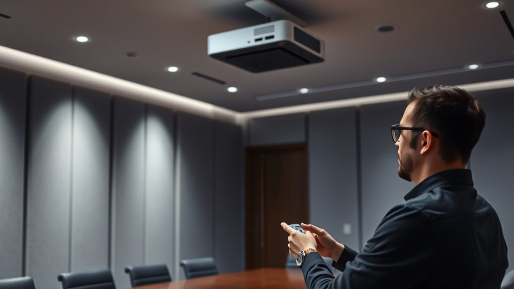 projector fan noise control